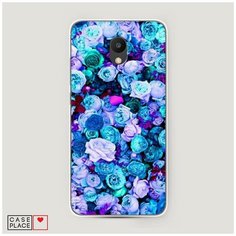 Силиконовый чехол "Цветочный ковер" на Meizu M6 / Мейзу М6 Case Place