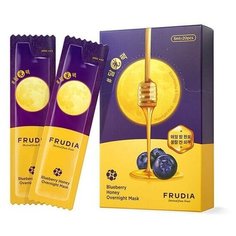 Ночная маска для лица с медом и экстрактом черники FRUDIA - Blueberry Honey Overnight Mask, 5 мл