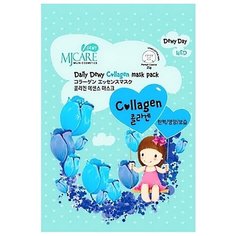 Маска тканевая с коллагеном Mijin MJ Care Daily Dewy Сollagen Mask Pack
