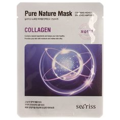Тканевая маска для лица Anskin Secriss Pure Nature Mask Pack (collagen (коллаген))