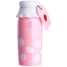 Маска для лица кислородная G9Skin Milk Bubble Essence Pack (strawberry (клубника))