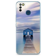 Силиконовый чехол "Домик на воде" на Infinix Infinix HOT 10 Lite / Инфиникс Хот 10 Лайт Case Place