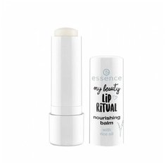 Бальзам для губ Essence питательный - My Beauty Lip Ritual - 02, с рисовым маслом
