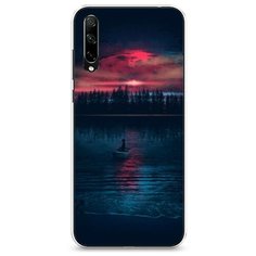 Силиконовый чехол "Лодка в закате" на Honor 30i / Хонор 30i Case Place
