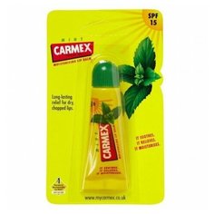 Бальзам для губ Carmex с ароматом мяты (SPF15), туба в блистере