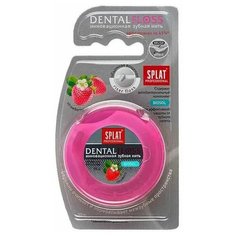 Сплат Professional Dental Floss /клубника/ зубная нить объемная (розовый контейнер ФЗ-603) х1 Splat