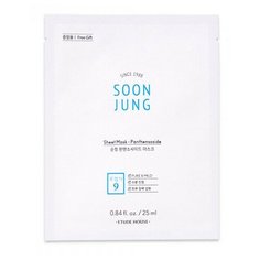 Успокаивающая тканевая маска с пантенсосидом Etude House Soon Jung Sheet Mask Panthensoside