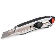 Монтажный нож КВТ НСМ-02 серебристый/черный