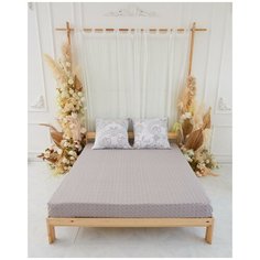 Простыня обычная, Поплин "Всё себе"; Куделька; Размер: 1.5