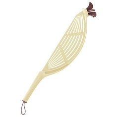 Крышка-дуршлаг для макарон и круп, цвет бежевый, 34х6 см, Kitchen Angel KA-RICE-04