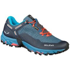 Кроссовки Salewa размер 4, patriot blue/fluo coral