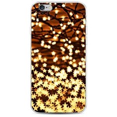 Силиконовый чехол "Новогодняя гирлянда" на Apple iPhone 6 / Айфон 6 Case Place