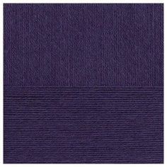 Пряжа для вязания ПЕХ "Детский каприз тёплый" (50% мериносовая шерсть, 50% фибра) 10х50г/125м цв.484 баклажан Пехорка