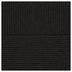 Пряжа для вязания ПЕХ "Молодёжная" (91% акрил высокообъемный, 9% полиамид) 5х200г/280м цв.002 черный Пехорка