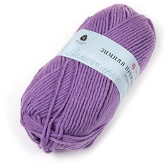 Пряжа для вязания ПЕХ "Зимняя премьера" (50% мериносовая шерсть, 50% акрил) 10х100г/150м цв.178 св.сиреневый Пехорка