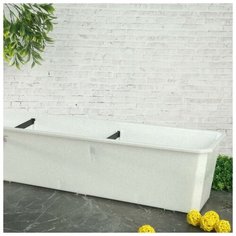 Ящик балконный 100 см мраморный 508754 In Green