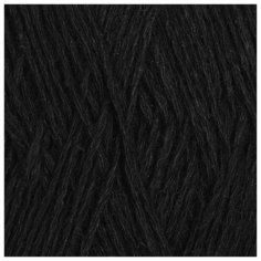 Пряжа для вязания ПЕХ "Льняная" (55% лён, 45% хлопок) 5х100г/330м цв.002 черный Пехорка