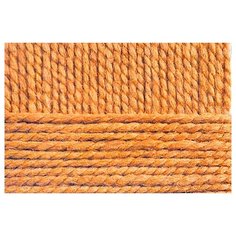 Пряжа для вязания ПЕХ "Смесовая" (70% акрил высокообъемный, 30% шерсть) 5х200г/200м цв.284 оранжевый Пехорка