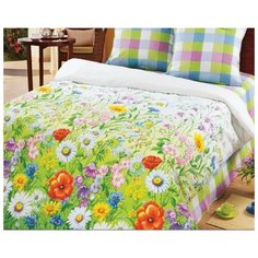 Постельное белье Евро стандарт бязь Родные просторы Артпостель