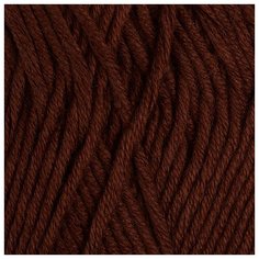 Пряжа для вязания ПЕХ "Лаконичная" (50% хлопок, 50% акрил) 5х100г/212м цв.416 св.коричневый Пехорка