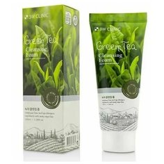 Пенка для умывания с экстрактом зеленого чая 3W CLINIC