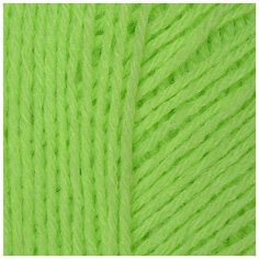 Пряжа для вязания ПЕХ "Детский каприз трикотажный" (50% мериносовая шерсть, 50% фибра) 5х50г/400м цв.483 незрелый лимон Пехорка