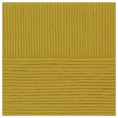 Пряжа для вязания ПЕХ "Молодёжная" (91% акрил высокообъемный, 9% полиамид) 5х200г/280м цв.033 золотистая олива Пехорка