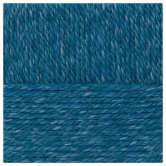 Пряжа для вязания ПЕХ "Сувенирная" (50% шерсть, 50% акрил) 5х200г/160м цв.763 меланж. мор.волна Пехорка