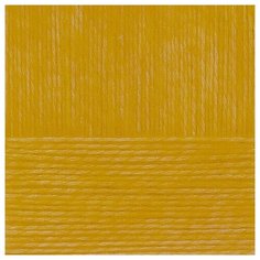 Пряжа для вязания ПЕХ "Гламурная" (35% мериносовая шерсть, 35% акрил высокообъемный, 30% полиамид) 10х50г/175м цв.447 горчица Пехорка