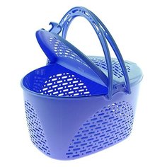 Корзина для пикника 39х29х23 см, цвет голубой Alternativa