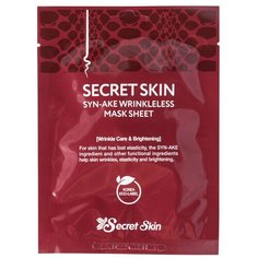 Маска для лица тканевая со змеиным ядом Secret Skin Syn-Ake Wrinkleless Mask Sheet