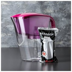 Фильтр-кувшин 3,8 л "Аквафор-Аквамарин", цвет цикламен