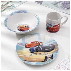 Набор посуды детский «Тачки. Светофор», 3 предмета Stor