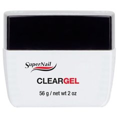 SuperNail, прозрачный укрепляющий гель Clear Gel, 56 г