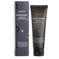 Успокаивающий гель для лица с муцином черной улитки Ayoume Black Snail Prestige Soothing Gel