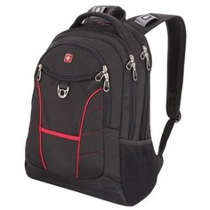 Wenger Рюкзак WENGER, 15”, чёрный/красный, полиэстер, 35х20х47 см, 33 л