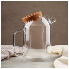 Графин с крышкой «Эко», 1 л, 17×10,5×18,5 Magistro