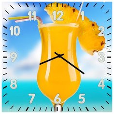 SvS Настенные часы SvS 3502092 Kitchen Ананасовый фреш СВС