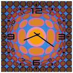 SvS Настенные часы SvS 4002440 Круги в абстракции СВС