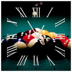 SvS Настенные часы SvS 3501824 Бильярд СВС