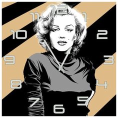 SvS Настенные часы SvS 3002464 Строгий стиль Мерилин СВС