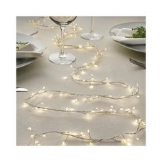 STRÅLA строла Гирлянда, 160 светодиодов, с батарейным питанием мини Ikea