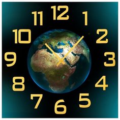 SvS Настенные часы SvS 3502292 Глобус земли СВС