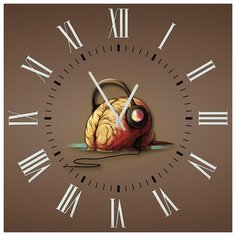 SvS Настенные часы SvS 4002079 Мозг в наушниках СВС