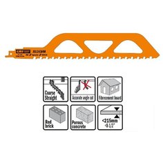 Пилка сабельная специальная 305x12,7x2TPI CMT