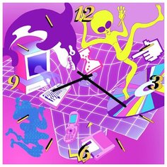 SvS Настенные часы SvS 4001754 Инопланетянин в мире гаджетов СВС