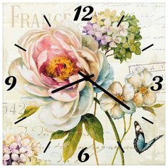 SvS Настенные часы SvS 4002843 Цветы Франция СВС