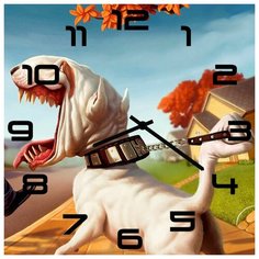 SvS Настенные часы SvS 3002491 Пес-мутант СВС