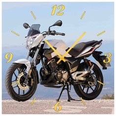 SvS Настенные часы SvS 3501828 Мотоцикл на холме СВС