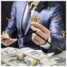 SvS Настенные часы SvS 3501914 Много денег СВС